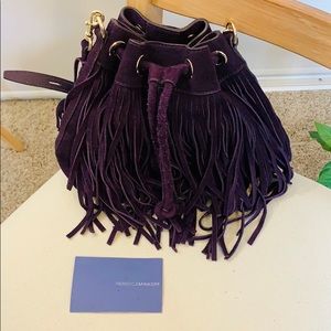 Rebecca Minkoff Leather Bucket Drawstring Bag
